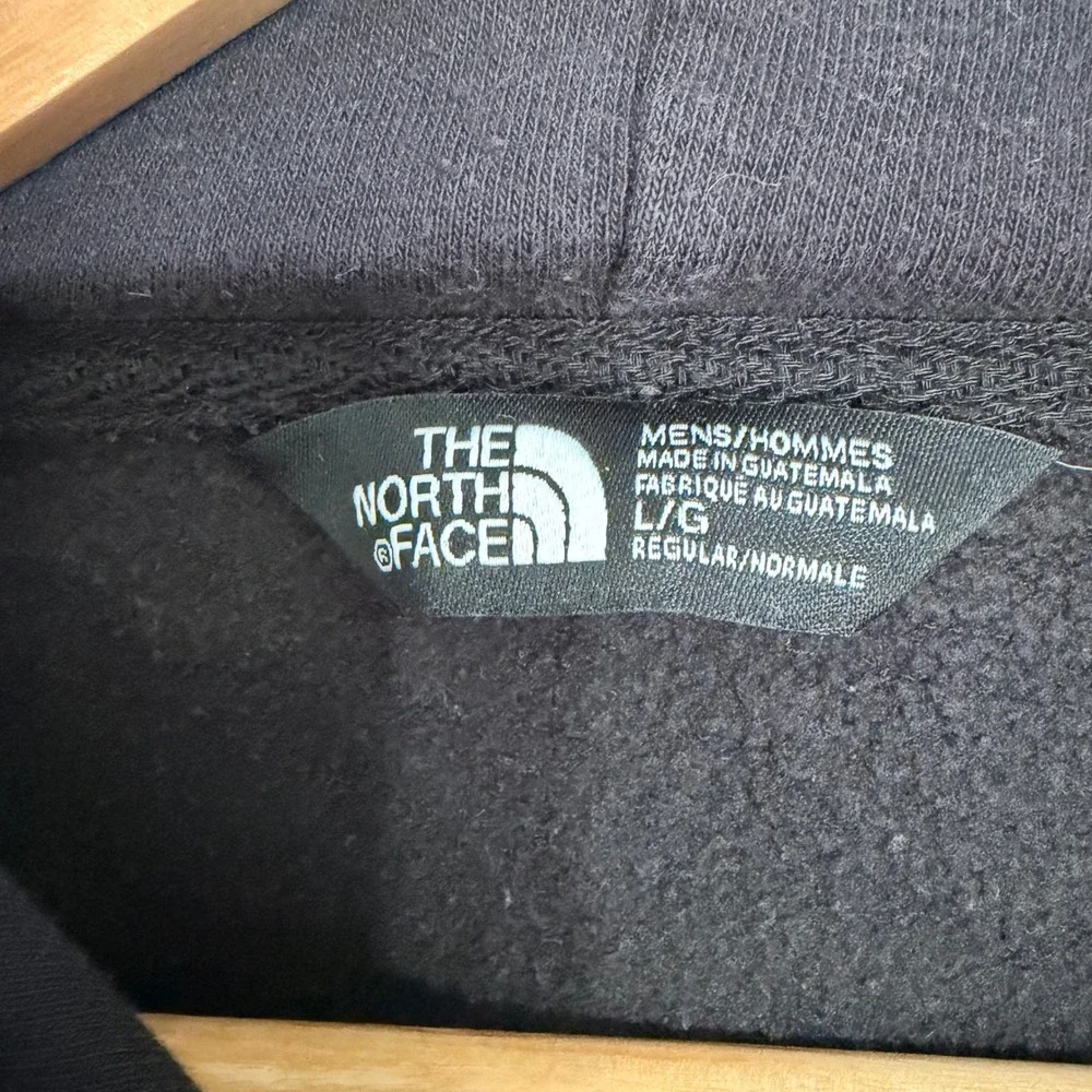 The North Face Mens Black Half Dome Pullover Hoodie Logo Sweatshirt Size Large